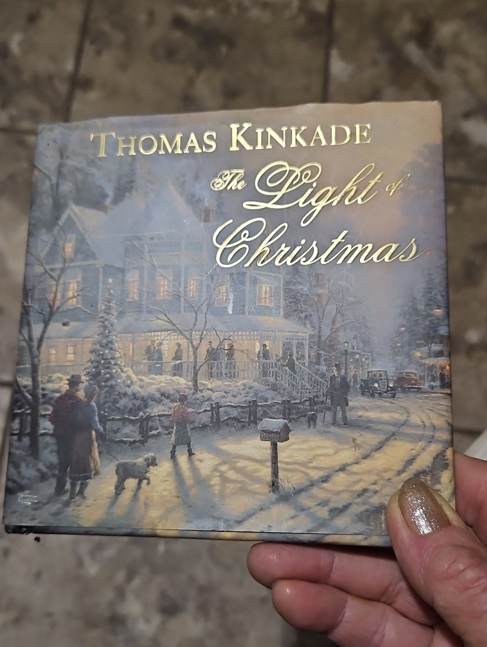 THOMAS KINKADE "The Light of Christmas" Holiday Hardcover Book